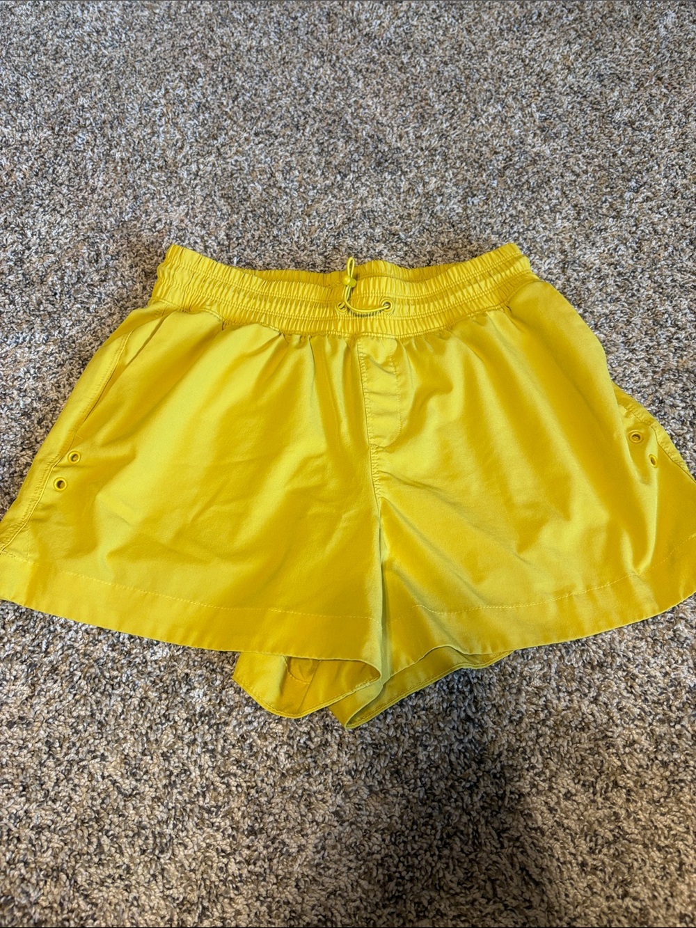 Old Navy Bright Yellow Women's Athletic Shorts